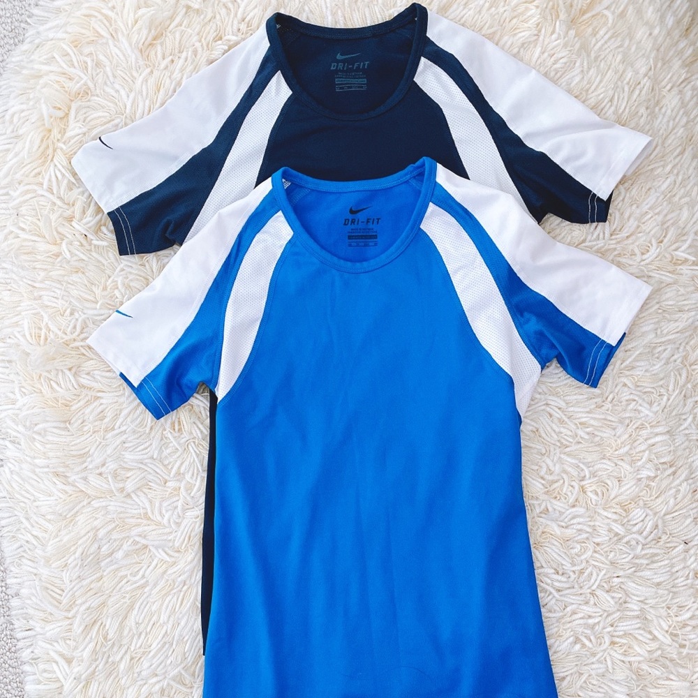 two nike t shirts